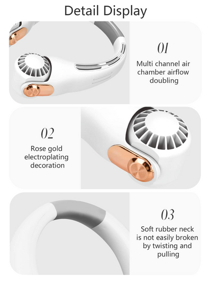 Newly Upgraded Rotatable Fan Head,Hands-Free Bladeless Fan