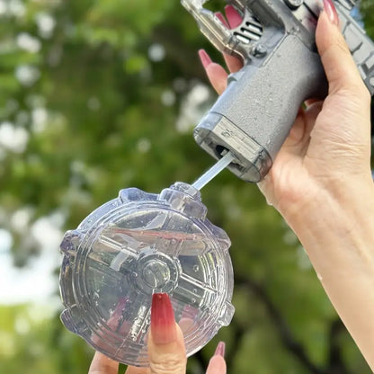 Electric Water Gun with Flame Light Effect with Large Capacity Drum