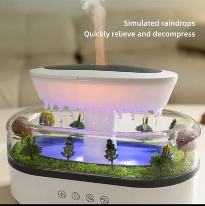 Raindrop Air Humidifier Essemtial Oil Diffuser