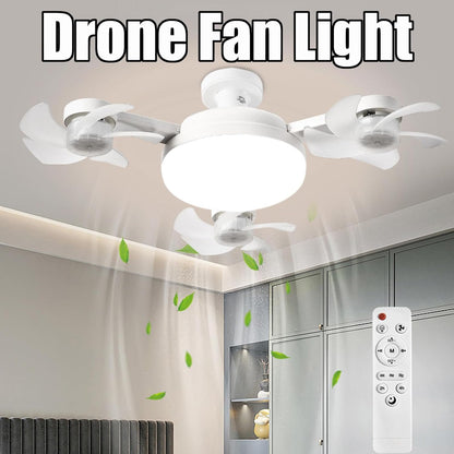Drone Fan Light, 4 Fan with Lights