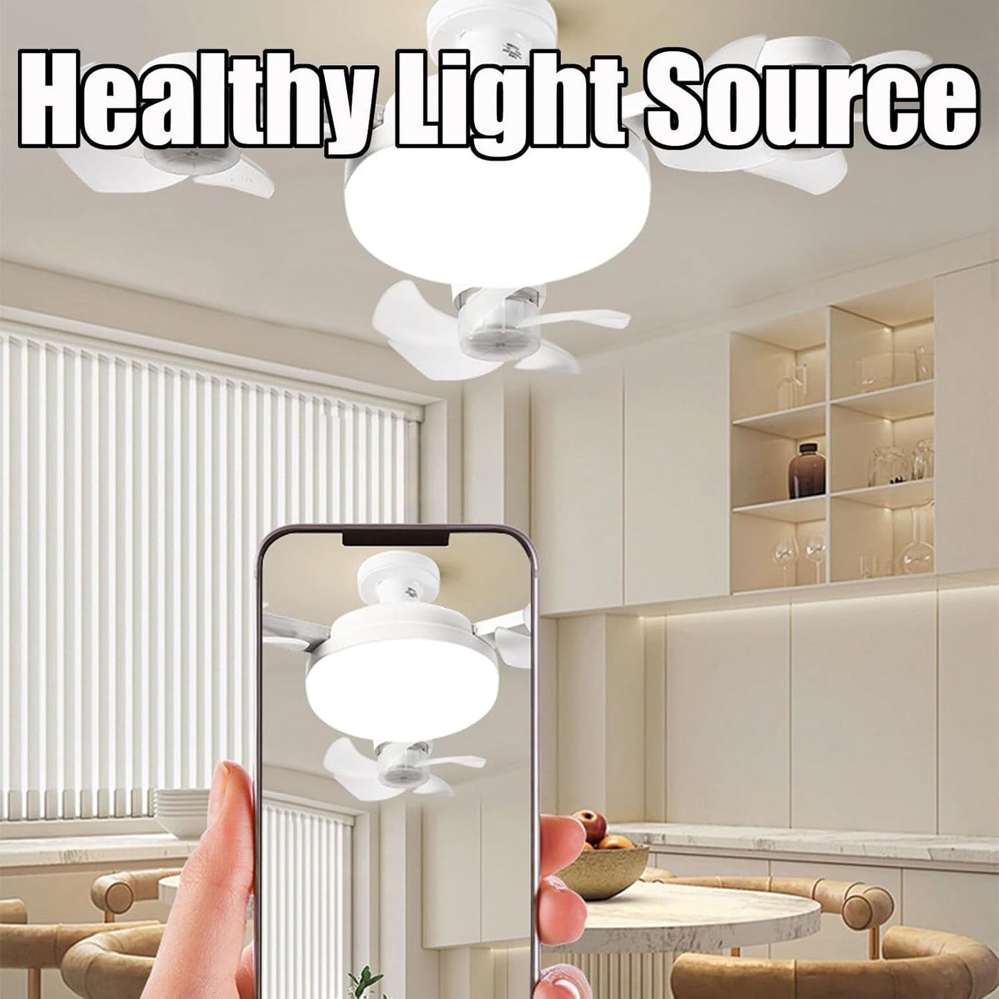 Drone Fan Light, 4 Fan with Lights