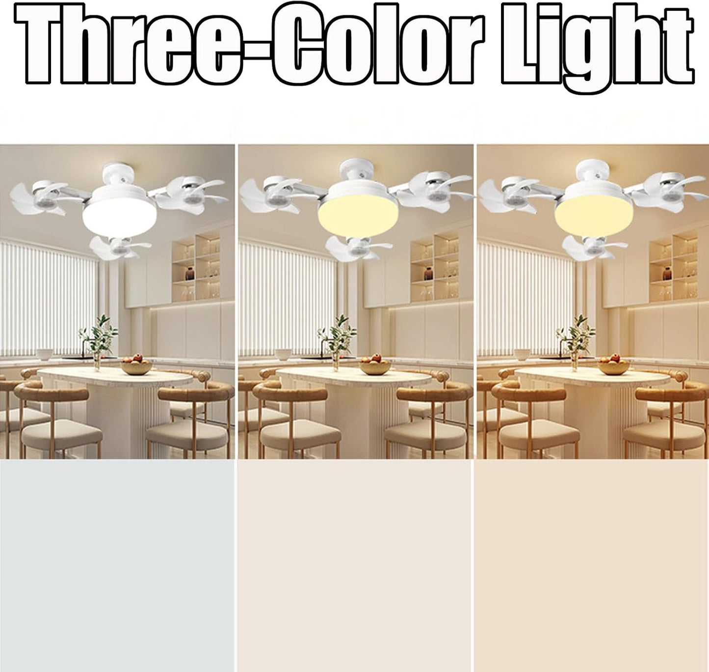 Drone Fan Light, 4 Fan with Lights