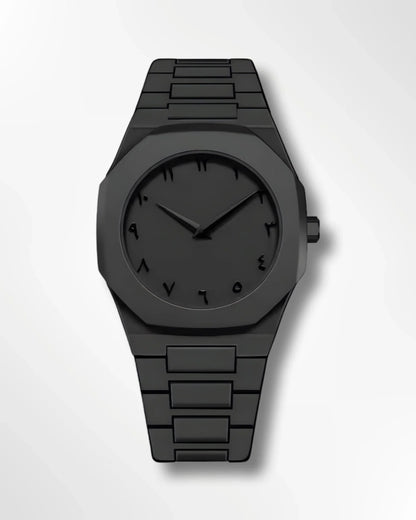 Arabic Matt Black Watch | Limited Edition